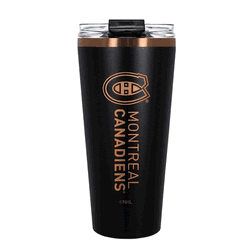 Montreal Canadiens 32oz Black and Copper Big Slim with Straw