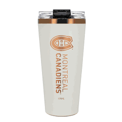 Montreal Canadiens 32oz Crme and Copper Big Slim Tumbler with Straw