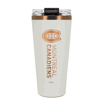 Montreal Canadiens 32oz Crme and Copper Big Slim Tumbler with Straw