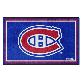 Montreal Canadiens 4ft. x 6ft. Plush Area Rug