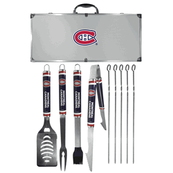 Montreal Canadiens 8 pc Logo BBQ Set