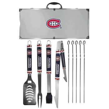 Montreal Canadiens 8 pc Logo BBQ Set