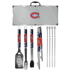 Montreal Canadiens 8 pc Tailgater BBQ Set