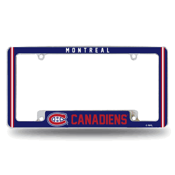 Montreal Canadiens Alternate Design All Over Chrome Frame