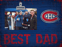 Montreal Canadiens Best Dad Clip Frame
