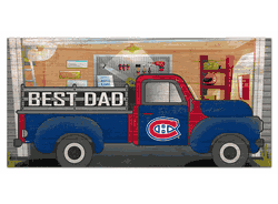 Montreal Canadiens Best Dad Truck 6x12 Sign