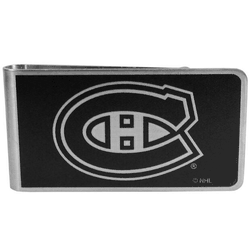 Montreal Canadiens Black and Steel Money Clip