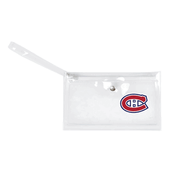 Montreal Canadiens Clear Ticket Wristlet