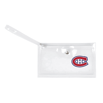 Montreal Canadiens Clear Ticket Wristlet