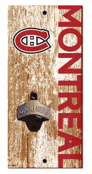 Montreal Canadiens Distressed Bottle Opener