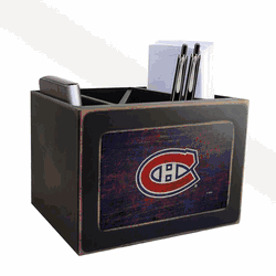 Montreal Canadiens Distressed Desktop Organizer w/Team Color