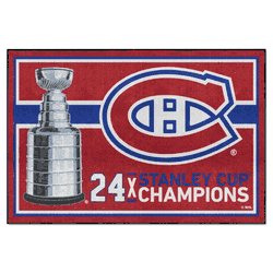 Montreal Canadiens Dynasty 5ft. x 8ft. Plush Area Rug