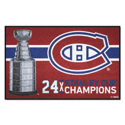 Montreal Canadiens Dynasty Starter Mat Accent Rug - 19in. x 30in.