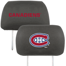 Montreal Canadiens Embroidered Head Rest Cover Set - 2 Pieces