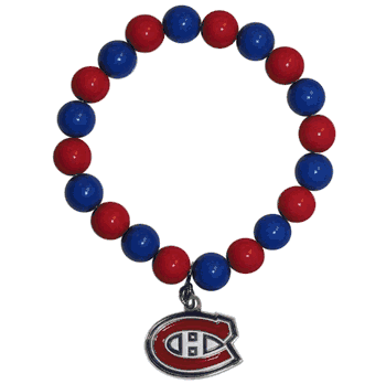 Montreal Canadiens Fan Bead Bracelet