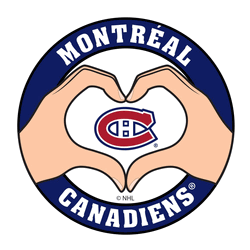 Montreal Canadiens Heart Hands Decal
