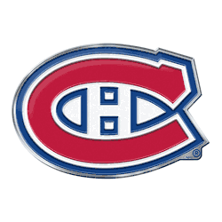 Montreal Canadiens Heavy Duty Aluminum Embossed Color Emblem