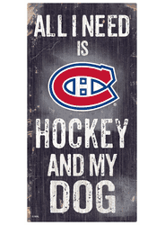 Montreal Canadiens Hockey and My Dog Sign