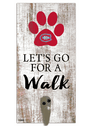 Montreal Canadiens Leash Holder 6x12 Sign