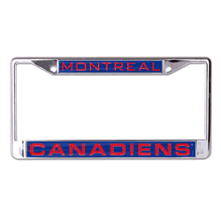 Montreal Canadiens License Plate Frame - Inlaid