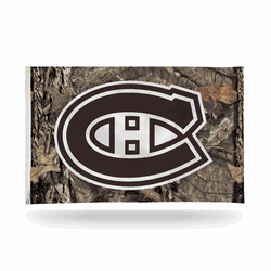 Montreal Canadiens / Mossy Oak Camo Break-Up Country Banner Flag (3X5)