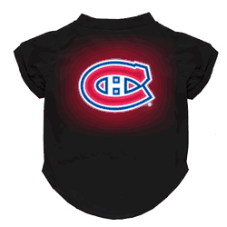 Montreal Canadiens Neon Pet T-Shirt, Large