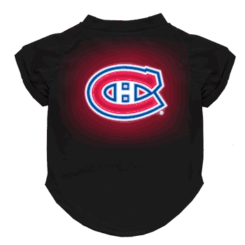 Montreal Canadiens Neon Pet T-Shirt, X-Small