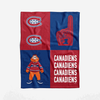Montreal Canadiens NHL Domino Swaddle Blanket 40x50 inches