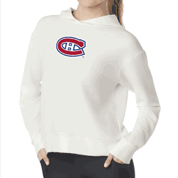 Montreal Canadiens NHL Kadi Waffle Hoodie Coconut Cream XL