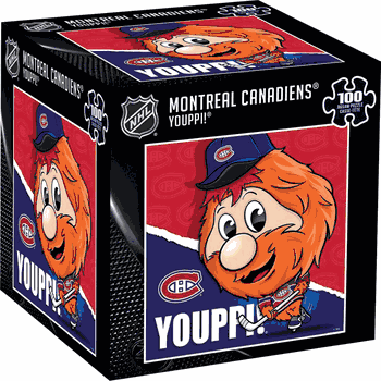 Montreal Canadiens NHL Mascot 100 Piece Square Puzzle
