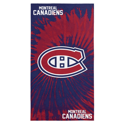 Montreal Canadiens NHL Psychedelic Beach Towel 30 x 60 inches