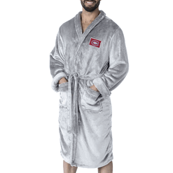 Montreal Canadiens NHL White Snipe L/XL Silk Touch Robe 26x47 Inches