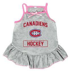 Montreal Canadiens Pet Dress Grey Type XLarge