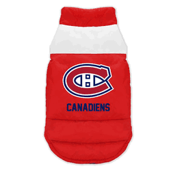 Montreal Canadiens Pet Parka Puff Vest Medium