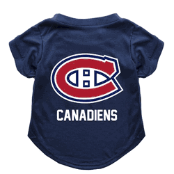 Montreal Canadiens Pet T-Shirt Medium