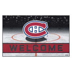 Montreal Canadiens Rubber Door Mat - 18in. x 30in.