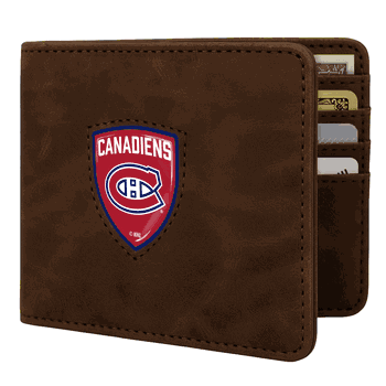 Montreal Canadiens Shield Wallet - Brown