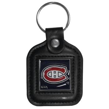 Montreal Canadiens Square Leatherette Key Chain