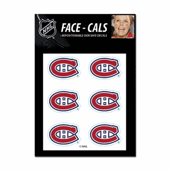 Montreal Canadiens Tattoo Face Cals