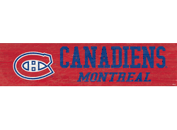 Montreal Canadiens Team Name 6x24 Sign