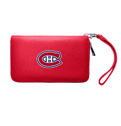 Montreal Canadiens Zip Organizer Wallet Pebble Light Red