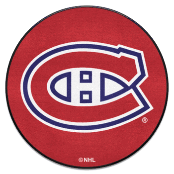 Montreal CanadiensCanadiensHockey Puck Rug - 27in. Diameter