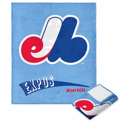 Montreal Expos MLB CC Throwback Silk Touch Throw Blanket