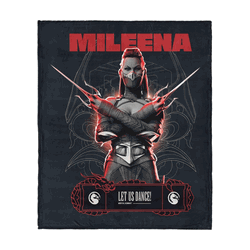 Mortal Kombat Mileena Let Us Dance Silk Touch Throw Blanket 40x50 Inches