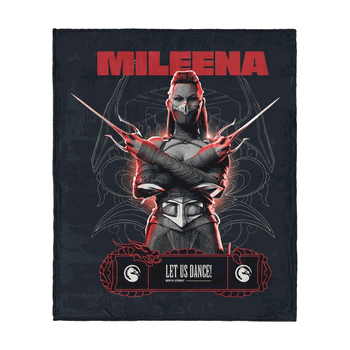 Mortal Kombat Mileena Let Us Dance Silk Touch Throw Blanket 50 x 60 inches