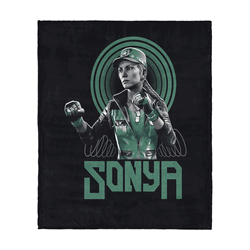Mortal Kombat Sonya Silk Touch Throw Blanket 40x50 Inches