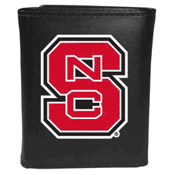 N. Carolina St. Wolfpack Tri-fold Wallet Large Logo