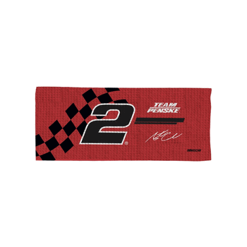 NASCAR Austin Cindric Fast Track Black Cooling Towel 12x31.5 inches