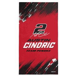 NASCAR Austin Cindric Simple Speed Beach Towel 30x60 inches