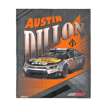 NASCAR Austin Dillon Comet Car Silk Touch Throw Blanket 46�60 inches